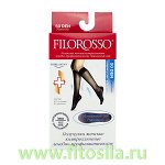 Гольфы женские Punctura Массажный след &quot;Filorosso&quot;, 1 класс, 50 den, размер 1, черные, компрессионные лечебно-профилактические 2405