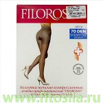 Колготки Lift UP Бразильский эффект &quot;Filorosso&quot;, 1 класс, 70 den, размер 5, бежевые, компрессионные лечебно-профилактические 9658