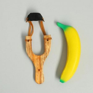 Рогатка + игрушка «Банан»