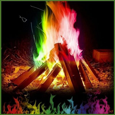 Яркий праздник: Новогодний ассортимент — Mystical fire — цветной огонь