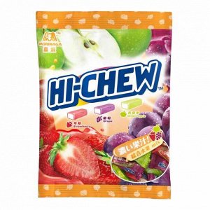 Жевательная конфета "Hi - Chew" Ассорти Зел.яблоко,виноград,клубника 110г 1/10Тайвань