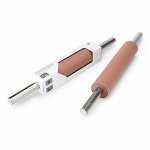 &quot;Cook Charmy&quot; Rose Скалка силиконовая c ручкой из нерж.стали 25см HB8653KT ВЭД