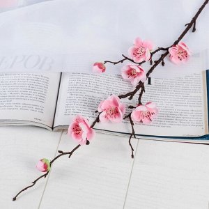 Цветы искусственные «Веточка сакуры», 2.5x42 см, розовые