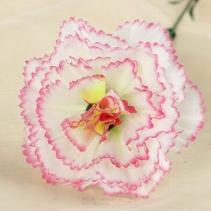 Цветы искусственные «Гвоздика» 45 см, белый