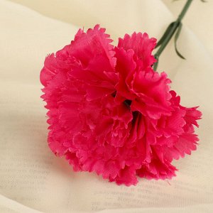 Цветы искусственные "Гвоздика розовая" 40 см