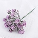 Букет &quot;Круглолист&quot; 17 см, (с напылением), микс (Фасовка 6шт, Цена за 1шт)