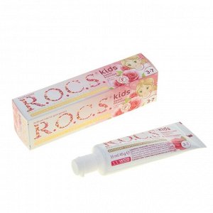 Зубная паста R.O.C.S. Kids Sweet Princess для детей, с ароматом розы, 45 г