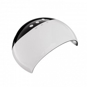 Лампа для маникюра Luazon LUF-18, UV/LED, 8 диодов, 24 Вт, таймер, USB, белая