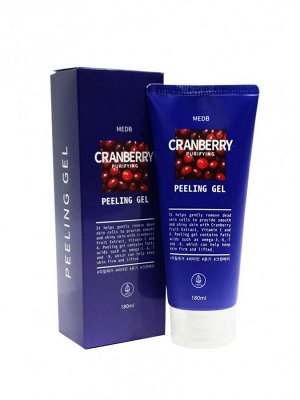 Med B. Гель-скатка с экстрактом клюквы, Cranberry Purifying Peeling Gel 180 мл