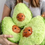 Авокадо фруктовая плюшевая игрушка-подушка