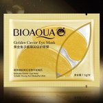 Патчи под глаза c золотом и икрой Bioaqua, 1 пара