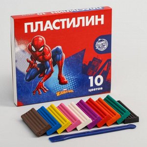 MARVEL Пластилин 10 цветов 150 г «Супергерой», Человек-паук