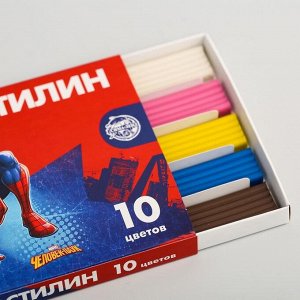 MARVEL Пластилин 10 цветов 150 г «Супергерой», Человек-паук