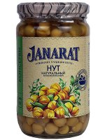 Нут натуральный консервированный  375 г 1/8 JANARAT, шт
