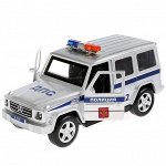 4502047, Машина металлическая инерционная Mercedes-Benxz G-class «Полиция» 12 см, световые и звуковые эффекты