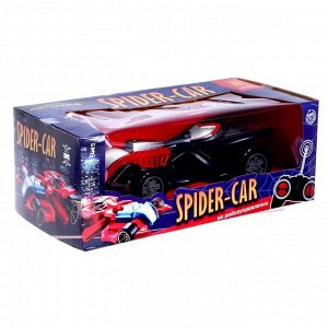 Машина радиоуправляемая Spider-Car, работает от батареек, МИКС