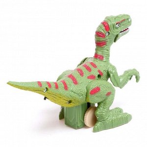 Игрушка заводная «Тираннозавр», световые эффекты, цвета МИКС