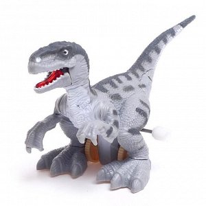 Игрушка заводная «Тираннозавр», световые эффекты, цвета МИКС