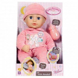 Кукла Baby Annabell с бутылочкой, 36 см, коробка-дисплей