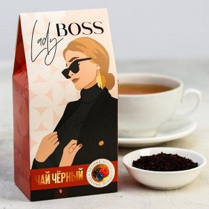 Чай чёрный Lady Boss, со вкусом лесные ягоды, 50 г