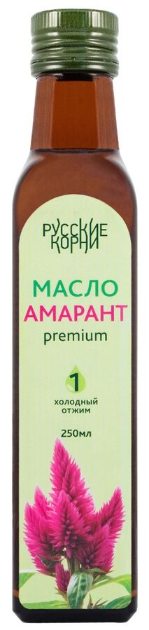 Амарантовое масло Амарантовое масло 1-й холодный отжим (сквален 6%)