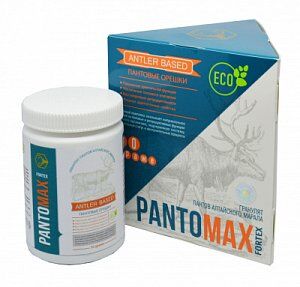 Комплекс "PantoMax Fortex". Пантогематоген + бобровая струя + 10 трав. Для мужского здоровья, 50 драже