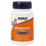 Мелатонин NOW Melatonin 5мг - 60 капс.