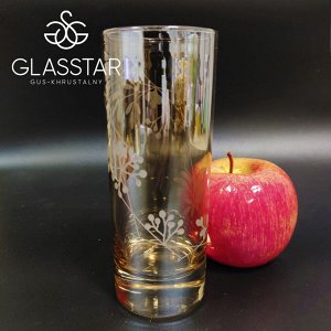 Набор стаканов Glasstar Цветочный кристалл / 3 шт. 330 мл