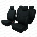 Чехлы CARFORT SHIELD для передних и задних сидений, ткань, черный цвет, 9 предметов