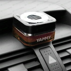 Ароматизатор на торпедо Yammy New Car (Новая машина), гелевый, флакон, арт. G016