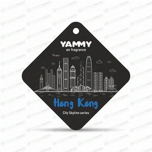 Ароматизатор подвесной Yammy Hong Kong (Гонконг), картон с пропиткой, арт. CSP01