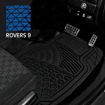 Коврики универсальные CARFORT ROVERS 9 для переднего и заднего ряда, черный цвет, 4шт
