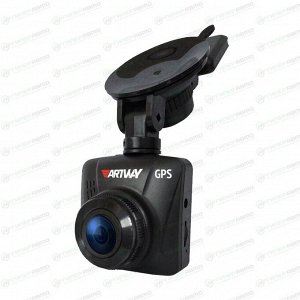 Видеорегистратор ARTWAY AV-397 GPS, 2 Мп, 1920х1080, обзор 170°, экран 2", 1 камера