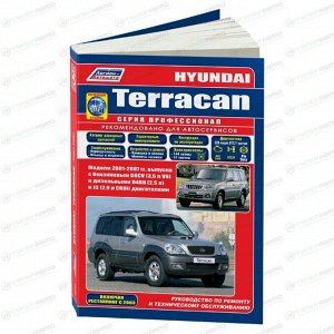 Руководство по эксплуатации, техническому обслуживанию и ремонту Hyundai Terracan с бензиновым и дизельным двигателями (2001-2007 гг.)