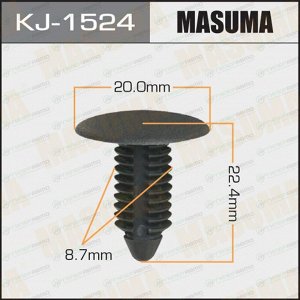 Клипса крепежная Masuma KJ-1524 (OEM 01553-04783)