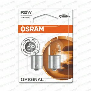 Лампа Osram Original Line R5W (BA15s, G18), 12В, 5Вт, комплект 2 шт