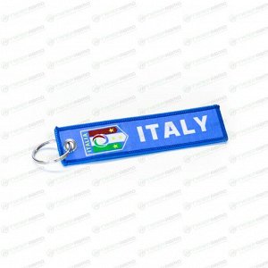 Брелок тканевый с вышивкой «Italy»
