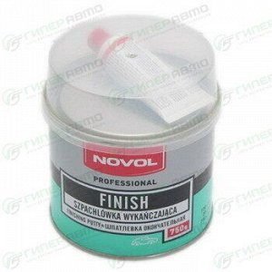 Шпатлевка Novol Professional Finishing Putty, отделочная, универсальная, (+отвердитель Betox-50PC), банка 730г x туба 20г, арт. 1122