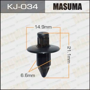 Клипса крепежная Masuma KJ-034