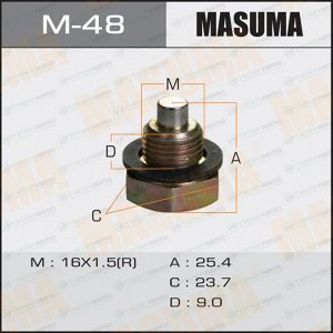 Болт маслосливной с магнитом "Masuma"  Toyota    CAMI, RUSH