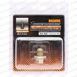 Болт маслосливной с магнитом "Masuma"  Nissan  12х1.25mm   VG33,VQ35,QG18,SR16,YD22,QR20,25,KA24