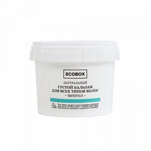 Бальзам густой "Ментол", для всех типов волос Ecobox