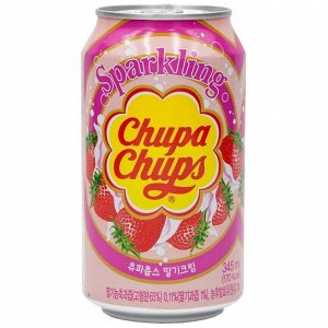 Напиток газированный Chupa Chups Клубника со сливками, 345 мл