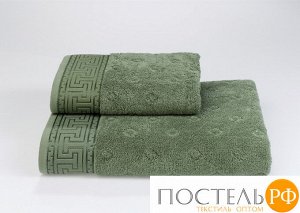 1018G11109510 Soft cotton лицевое полотенце VERA 50х100 зелёный 36638