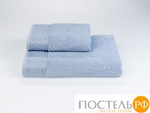 1018G11109504 Soft cotton лицевое полотенце VERA 50х100 светло-голубой 34182