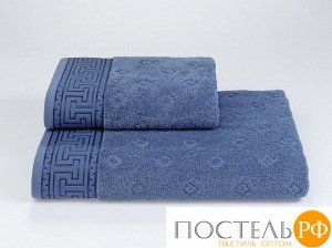 1018G11109539 Soft cotton лицевое полотенце VERA 50х100 голубой 34174