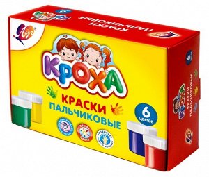Краски пальчиковые 6 цв.(40 мл).