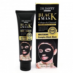 Dr. DAVEY Black Peel Off Mask With Collagen and Charcoal 120g