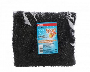 Мочалка для тела средней жесткости ЧЕРНАЯ MEN 15*15см