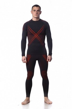 Комплект термобелья X-Line Sport мужской черный с красным